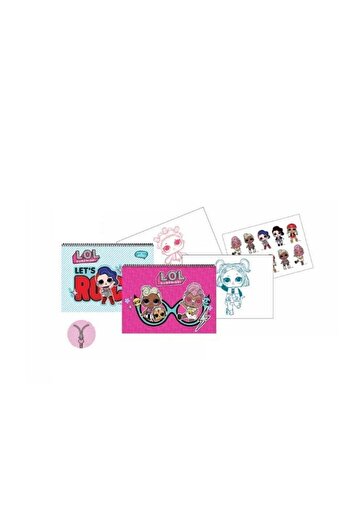 KESKİN COLOR Lol Doll Picture Notebook 25x35 cm Spiral Wire 15 Sheets