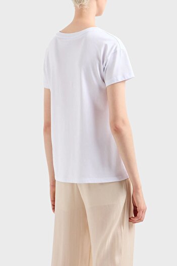 Armani Exchange Cotton Relaxed Fit Crew Neck T SHIRT 3DYT16 YJ3RZ 1000