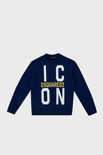 DSquared2 Crew Neck Cotton Kids Sweat - DQ0245 D002Y