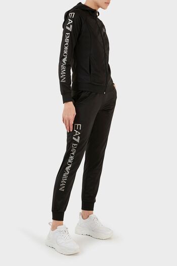 EA7 Regular Fit Fermuarlı Kapüşonlu Eşofman Takımı Eşofman Takımı 6ltv62 Tj26z 0200