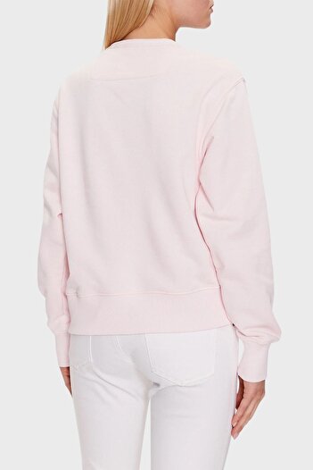 Guess Cn Eredeti pamut, normál szabású, nyakú verejték W2YQ16KBA11 SWEAT W2YQ16 KBA11 A60W