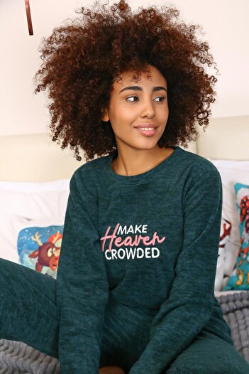 Akbeniz Welsoft Polar Kadın Pijama Takımı 8516