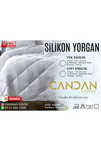 CANDAN ÇEYİZ Double Silicone Pillow - 2 Pieces