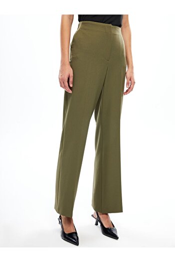 LC Waikiki Lcw Women's - Wide Leg and Elastic Waist Pants