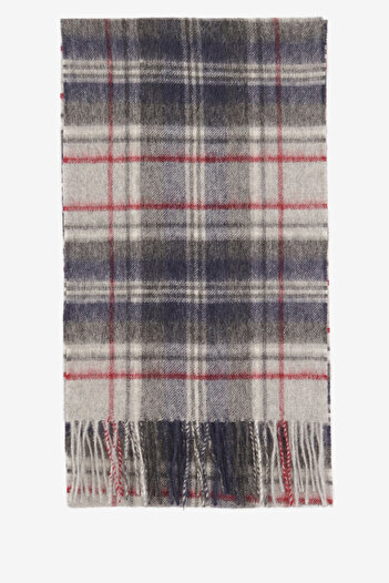Barbour New Check Tartan Atkı Tn27 Blue Granite