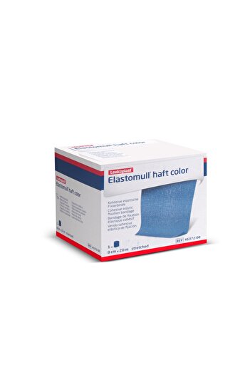 BSN Επίδεσμος στερέωσης Elastomull Haft Lf Bsn 8cm X 20m Μπλε