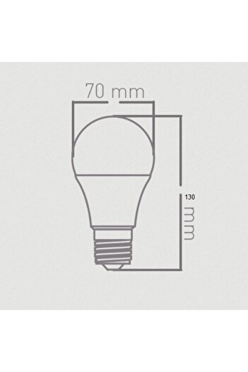 ACK Led Ampul 15 W E-27 6500K Beyaz Işık - AA13-01523