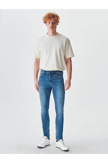 Ltb Jumy Mid Rise Super úzké kalhoty