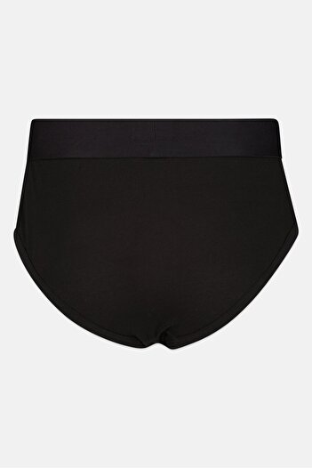 Emporio Armani Men Brand Logo Brief, Black