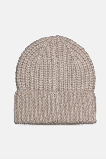 Tchibo Women Cable Knit Beanie, Beige