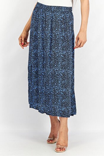 Tchibo Women Allover Print Woven Maxi Skirt, Multicolor