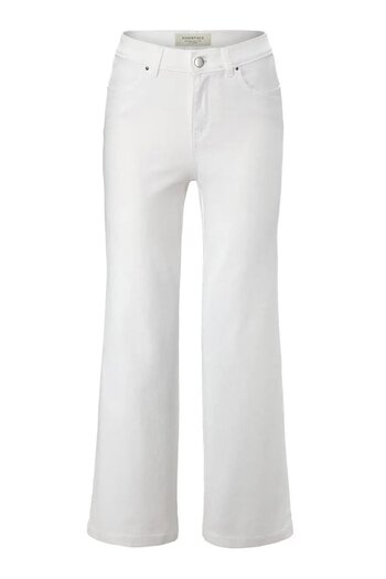 Tchibo Women Regular Fit Plain Stretchable Jeans, White