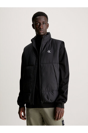 Calvin Klein Erkek Lightweight Padded V, Beh