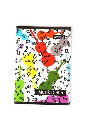 Umur Kırtasiye My Note Melody - دفتر موسيقى مقاس A4 40 Yp