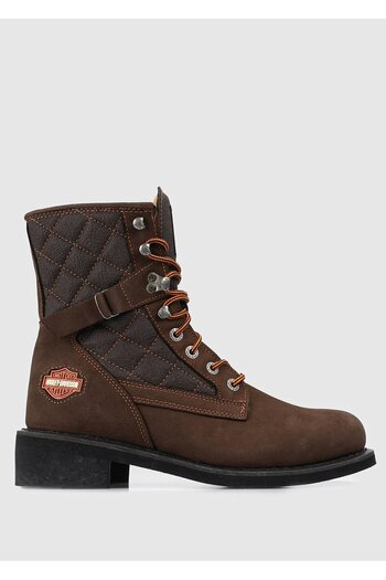 Harley Davidson New Worker Koyu Кафе Мъжки кожени ботуши 025M100031