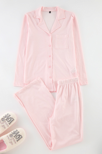 Trendyol Collection Rosa gestricktes Pyjama-Set – 100 % Baumwolle, Gingham THMAW24PT00247