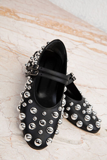 SOHO 19675 Model Black Women's Ballerinas
