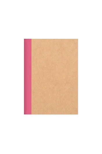 KESKİN COLOR Kraft Cover with Pink Striped Sticker - 18.5*26 50 Yp Notebook