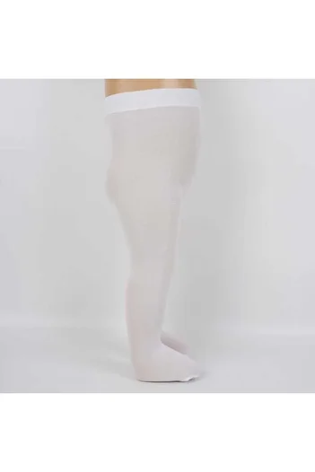 Dore Baby White Micro 50 Plain Mousse Pantyhose