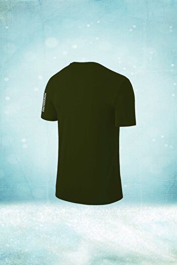POSEIDON STORM Men's Khaki Oversize Dri-Fit T-Shirt - Comfortable for Hiking, Short Sleeve (4Xl-10Xl)