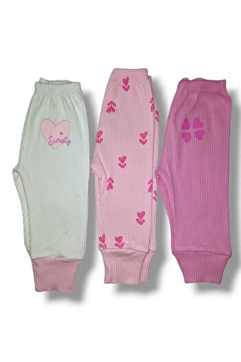 Necix's Necix's 3-Piece Heart Figured Zibin and Bottom Pants Set
