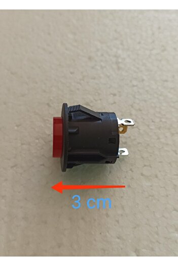 Dolu Akülü Arabalar Için Yaylı-açma Kapama 3 Soketli Kontak Düğmesi/butonu (3 Cm) On/off