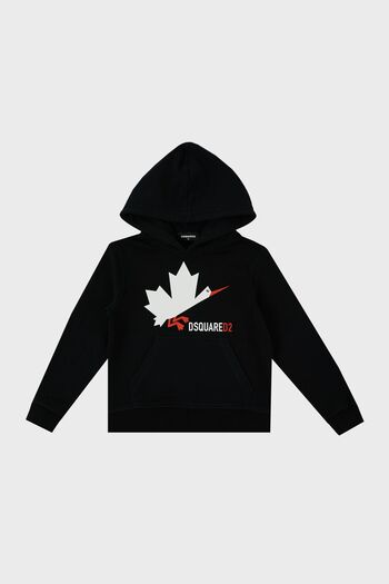 DSquared2 Hooded Cotton Kids Sweat - DQ0222 D002Y