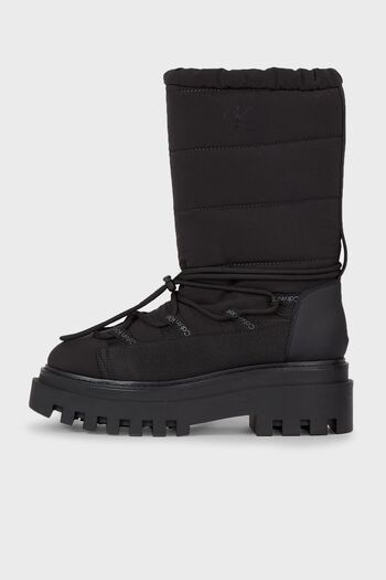 Calvin Klein Waterproof Flat Shape Snow Boots with Logo YW0YW011460GT SNOW BOOTS YW0YW01146 0GT