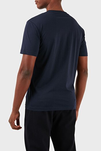 EA7 Бавовняна футболка Slim Fit з круглим вирізом для чоловіків T SHIRT 3DPT71 PJM9Z 1554