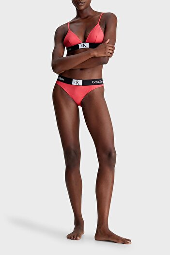 Calvin Klein Logolu Elastik Bel Bantlı Bikini Altı KW0KW02353TBK  BİKİNİ ALTI KW0KW02353 TBK