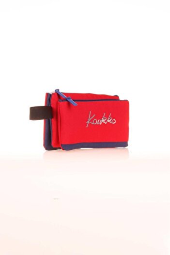 KAUKKO Red Accordion Hat Pencil Bag - K2674
