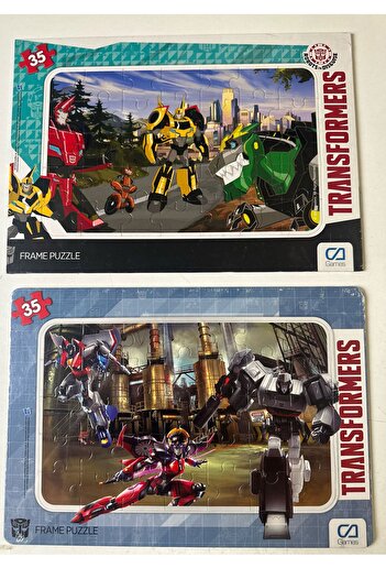 SİHİRLİ AYAKLAR 35 Parça 2 adet Puzzle Çocuk Yapboz TRANSFORMES
