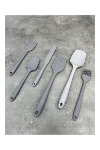 ACAR Luxury 6-Piece Gray Silicone Cake Preparation Set