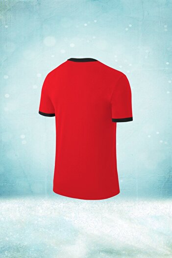 POSEIDON STORM Men's Red Sports T-Shirt - Comfortable Fit, Comfortable S-3Xl