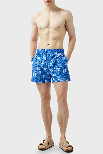 Tommy Hilfiger Logolu Deniz Şortu Belden Bağlamalı Mayo Short Erkek Mayo Short Um0um03271 0k9