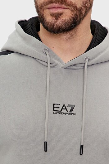EA7 Pamuklu Regular Fit Kapüşolu Sweat Erkek SWEAT 3DPM59 PJ07Z 1923