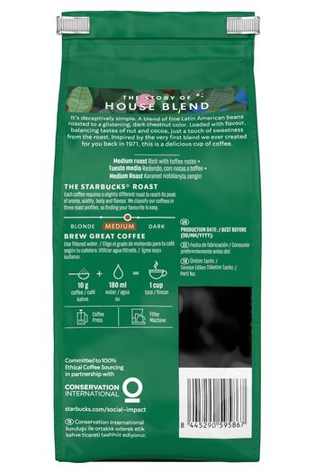 Starbucks House Blend Öğütülmüş Kahve 3x200g