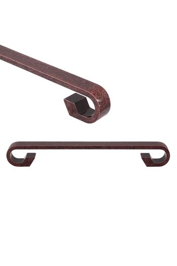 Badem10 128 MM - 12,8 CM Mâner din metal anticat pentru dulap, sertar de bucătărie, mobilier din cupru
