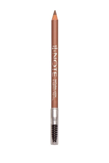 NOTE Natural Eyebrow Pencil Waterproof Çift Taraflı Suya Dayanıklı Kaş Kalemi 02 Light Brown - Açık Kahve