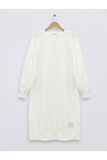 HİJABAYA Long Tunic - Skirt with Crest Detail and Slits