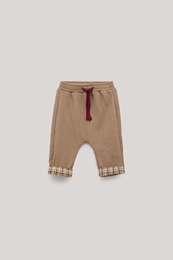 Layette BG Store Erkek Bebek Bej Eşofman Altı