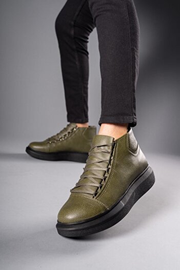 Riccon Haki Siyah Unisex Bot 0012575