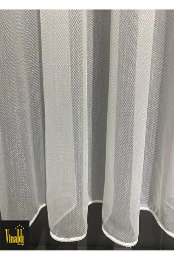 Vinaldi Rüyaper Trend Ürün Her Odaya Uygun Ağır Gramajlı Balık Sırtı Tül Perde Sık Pile