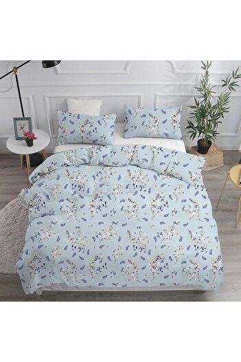 CARWEN TEKSTİL Single Ranforce Cotton Fabric Elastic Sheet Set