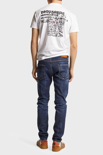 DSquared2 Men's Slim Fit Logo Stretch Cotton Jeans - S74Lb1315 S30342 470