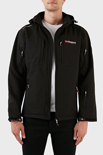 Norway Geographical Rüzgara Dayanıklı Softshell Kapüşonlu Outdoor Mont Erkek MONT TUNAR