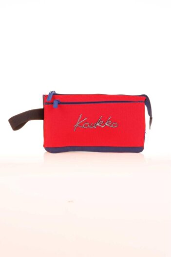 KAUKKO Red Accordion Hat Pencil Bag - K2674