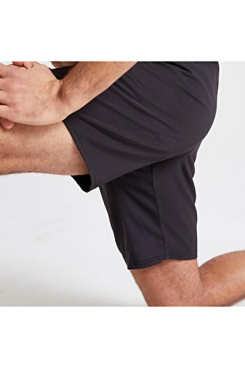 Decathlon Erkek Siyah Nefes Alan Spor Şortu 120 - Fitness Kardiyo