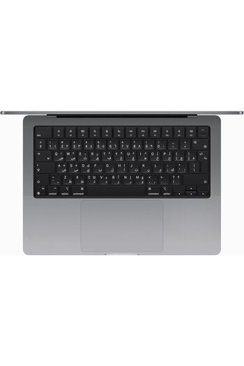 Apple 2023 MacBook Pro 14", Apple M3 chip with 10?core GPU, 8GB RAM, 512GB SSD, Space Gray, Arabic/English