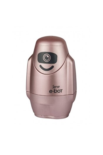 Serve Brand: E-Bot Pencil Sharpener with Eraser Metallic Roze Single Category: Erasers